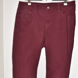 Ann Taylor curvy size 10 merlot pants